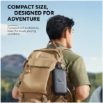 ⁦انكر SoundCore Motion 300 سماعة بلوتوث  لاسلكي محمول عالي الدقة مع باس اب، بلوتوث مع تقنية سمارت تون، صوت ستيريو 30 وات، تشغيل 13 ساعة، مقاوم للماء IPX7، أسود⁩ - الصورة ⁦9⁩