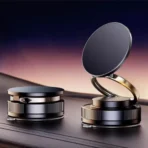 ⁦حامل هاتف مغناطيسي Magsafe دوار 360° مع كوب شفط – مزدوج الوجه، قابل للطي والسحب – إصدار محسن للسيارة والمكتب والمنزل .⁩ - الصورة ⁦26⁩