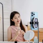 ⁦جهاز DY58 يعمل كواجهة نصف توصيل مزدوجة النواة قابلة للتعديل مناسب للبث المباشر مع تبادل ألوان RGB جهاز تبريد للهاتف⁩ - الصورة ⁦4⁩