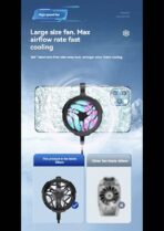 ⁦مبرد للهاتف المحمول AL01 المزود بمروحة لتبريد الهواء قابل للنقل وتبريد الهاتف المحمول⁩ - الصورة ⁦3⁩