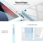 ⁦حافظة توبي سيريز لجهاز آيباد 7/8/9 10.2 (مع حامل قلم آبل وخاصية السكون والاستيقاظ التلقائي)⁩ - الصورة ⁦7⁩