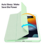 ⁦حافظة توبي سيريز لجهاز آيباد 7/8/9 10.2 (مع حامل قلم آبل وخاصية السكون والاستيقاظ التلقائي)⁩ - الصورة ⁦5⁩