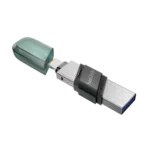 ⁦محرك أقراص فلاش iXpand القابل للطي - 128 جيجابايت (أخضر بحري)⁩ - الصورة ⁦8⁩