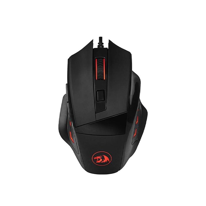 mouse-gaming-redragon-m609 ماوس الألعاب ريدراجون M609 بسرعة متعددة النقاط لكل بوصة مع ضوء LED أزرار قابلة للبرمجة، سلكي- أسود . - الصورة 1