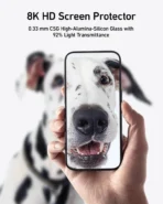 ⁦انكر واقي شاشة للخصوصية لموبايل ايفون 13 برو ماكس، واقي شاشة للخصوصية من الزجاج المقسى HD مضاد للتجسس، سهل التركيب⁩ - الصورة ⁦5⁩