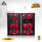 ⁦مضخم صوت Tiger 8800 USB SD/تحكم عن بعد/بلوتوث/Equ/10 بوصة TG-SB-B012 أسود .⁩ - الصورة ⁦3⁩