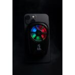 ⁦مبرد هاتف محمول X110A مع بطارية 2500 مللي أمبير في الساعة، مروحة تبريد أشباه الموصلات ثلاثية السرعة، مشبك مزدوج، تبريد مزدوج، للبث المباشر والألعاب، إضاءة RGB، بطارية داخلية⁩ - الصورة ⁦2⁩