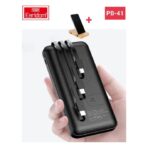 باور بانك سلكي من إيرلدوم، 10000 مللي أمبير/ساعة، 3 منافذ، أسود، ET-PB41