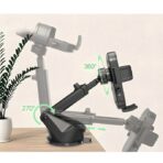 ⁦حامل هاتف السيارة من إيرلدوم - دوران 360 درجة مع قاعدة شفط قوية للزجاج الأمامي أو لوحة القيادة.⁩ - الصورة ⁦2⁩