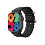 ساعة ذكية T800 الترا 2 كبيرة بتقنية الاتصال قريب المدى وإجراء المكالمات عبر خاصية البلوتوث وشحن لاسلكي وشاشة تعمل باللمس HD عالية الدقة 2.2 بوصة متوافقة مع نظام IOS وأندرويد للرجال والنساء .