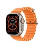 ⁦ساعة ذكية w&o x8+ ultra للرجال NFC بشاشة عرض تعمل دائما وآلة حاسبة وشحن لاسلكي  .⁩ - الصورة ⁦6⁩