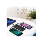 ⁦باور بانك سلكي من إيرلدوم، 10000 مللي أمبير/ساعة، 3 منافذ، أسود، ET-PB41⁩ - الصورة ⁦3⁩