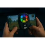 ⁦مبرد هاتف محمول X110A مع بطارية 2500 مللي أمبير في الساعة، مروحة تبريد أشباه الموصلات ثلاثية السرعة، مشبك مزدوج، تبريد مزدوج، للبث المباشر والألعاب، إضاءة RGB، بطارية داخلية⁩ - الصورة ⁦4⁩