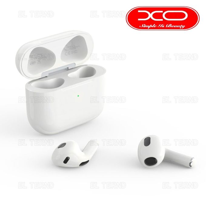 3 سماعات XO T4 Pods TWS اللاسلكية تجربة صوتية غامرة بفضل تقنية إلغاء الضوضاء النشطة، مما يسمح لك بالاستمتاع بالموسيقى دون أي تشويش.مثالية للرياضيين ومحبي الموسيقى، حيث توفر راحة مثالية أثناء التمارين. - الصورة 1