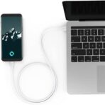 ⁦كابل نقل بيانات مايكرو يو اس بي TM101 من ثري تك - ابيض⁩ - الصورة ⁦3⁩