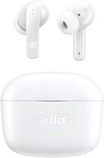 ⁦سماعات اذن لاسلكية  بخاصية الغاء الضوضاء من كاردوCardoO - داخل الاذن متعددة التوصيلات بلوتوث 5.3 - سماعات اذن لاسلكية سوداء⁩ - الصورة ⁦2⁩