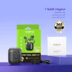 ⁦oraimo FreePods Neo فري بودز نيو سماعات أذن لاسلكية حقيقية 50 ساعة وقت تشغيل بلوتوث TWS مع تحكم عبر التطبيق، شحن سريع أنيفاست، صوت مكاني Sound360، أسود .⁩ - الصورة ⁦12⁩