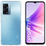 ⁦جراب حماية غوريلا شفاف لموبايل OPPO A77 4G بزوايا مضادة للصدمات. ⁩ - الصورة ⁦6⁩