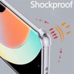 ⁦جراب حماية غوريلا شفاف لموبايل Oppo A15 بزوايا مضادة للصدمات. ⁩ - الصورة ⁦3⁩