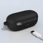 ⁦حافظة سيليكون ناعمة متوافقة مع سماعات هواوي فري بادز اس اي/ حافظة ممتصة للصدمات مع سلسلة مفاتيح .⁩ - الصورة ⁦8⁩