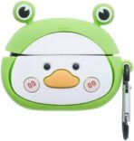 جراب سيليكون ديزني متين لسماعات ايربودز برو 2 مع حماية كاملة بتصميم ثلاثي الأبعاد مقاوم للصدمات والخدش وسهل التركيب من جي-باور، متعدد الألوان.