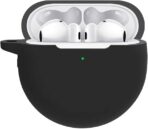 جراب لسماعة هواوي فري باند 3 ، سيليكون مع سلسلة مفاتيح .