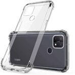 ⁦جراب حماية غوريلا شفاف لموبايل Oppo A15 بزوايا مضادة للصدمات. ⁩ - الصورة ⁦2⁩