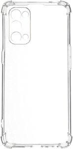 ⁦جراب حماية غوريلا شفاف ناعم من البولي يوريثين الحراري والسيليكون ممتص للصدمات بزاوية معززة وحماية كاملة للكاميرا لموبايل Oppo RENO 5.⁩ - الصورة ⁦2⁩