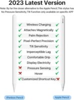 ⁦قلم ستايلس اكتيف كابيستيف الحساس للموبايل وأجهزة التابلت بلون أبيض من جويروم - JR-K12، لهاتف ذكي⁩ - الصورة ⁦5⁩