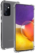 ⁦جراب حماية غوريلا لهاتف سامسونج جالاكسي M52 حافظة شفافة من السيليكون والبولي يوريثين الحراري الناعم وممتص للصدمات⁩ - الصورة ⁦3⁩