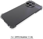 ⁦جراب حماية شفاف رفيع مقاوم للصدمات من مادة TPUمن Gorilla لهاتف  Realme 11 4G .⁩ - الصورة ⁦4⁩