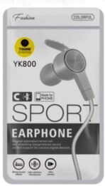 ⁦سماعة أذن سلكية Yookie YK800 سماعة  سلكية عالية الجهير مع صوت محيطي عالي نقي ووضوح الصوت مضمون تصميم ذكي مضاد للسقوط ميكروفون ستيريو مدمج لاستقبال المكالمات .⁩ - الصورة ⁦12⁩