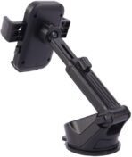 ⁦حامل موبايل للسيارة، موديل ET-EH263 من إيرلدوم حامل سيارة عملي يوفر تثبيتًا قويًا للهاتف، يتميز بتصميم يتيح التشغيل بيد واحدة، دوران كامل بزاوية 360 درجة لضبط زاوية الرؤية.⁩ - الصورة ⁦2⁩