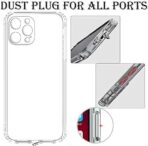 ⁦جراب حماية غوريلا شفاف ضد الصدمات لهاتف iPhone 12 pro max ⁩ - الصورة ⁦2⁩