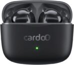 ⁦سماعات اذن لاسلكية  بخاصية الغاء الضوضاء من كاردوCardoO - داخل الاذن متعددة التوصيلات بلوتوث 5.3 - سماعات اذن لاسلكية سوداء⁩ - الصورة ⁦6⁩