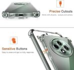 ⁦جراب حماية غوريلا شفاف لموبايل Reno 12F 5G بزوايا مضادة للصدمات. ⁩ - الصورة ⁦3⁩