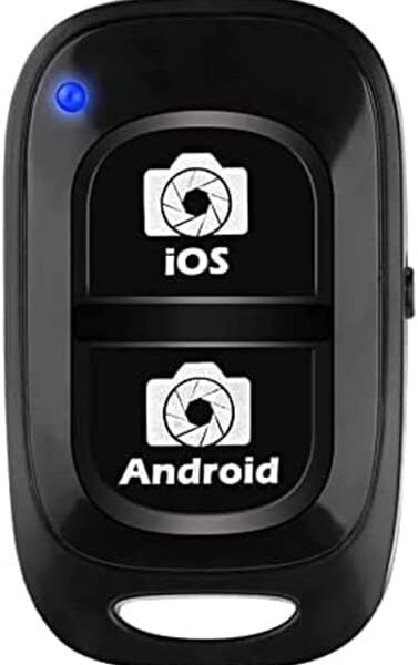 جهاز تحكم عن بعد لاسلكي يعمل بالبلوتوث مزود بمؤقت ذاتي وكاميرا لمسافات طويلة متوافق مع جميع الهواتف الذكية واجهزة اي او اس، لهاتف ذكي