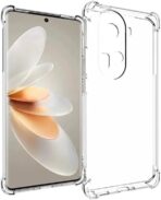 ⁦جراب حماية غوريلا شفاف لموبايل Reno 11 5G  بزوايا مضادة للصدمات. ⁩ - الصورة ⁦4⁩