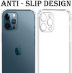 ⁦جراب حماية غوريلا شفاف ضد الصدمات لهاتف iPhone 12 pro max ⁩ - الصورة ⁦4⁩