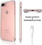 ⁦جراب حماية غوريلا شفاف ضد الصدمات لهاتف iPhone 6 Plus⁩ - الصورة ⁦4⁩