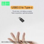 ⁦محول VDENMENV يو اس بي الى نوع سي للشحن ونقل البيانات DU13 .⁩ - الصورة ⁦4⁩