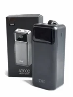 ⁦باور بانك KPG kpg-402 COVO سريع الشحن بسعة 40000 مللي أمبير/ساعة شاحن محمول مع مصباح يدوي وبطارية خارجية - باور بانك لثلاثة أجهزة.⁩ - الصورة ⁦3⁩