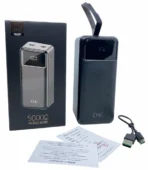 ⁦باور بانك 50000 مللي أمبير في الساعة 22.5 وات سعة حقيقية KPG-502 COVO شحن بطارية خارجية معتمدة باور بانك شحن سريع⁩ - الصورة ⁦2⁩