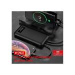 ⁦باور بانك سلكي من إيرلدوم، 10000 مللي أمبير/ساعة، 3 منافذ، أسود، ET-PB41⁩ - الصورة ⁦5⁩