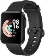 ⁦سوار سيليكون لساعة ريدمي ووتش 2 لايت/مي ووتش لايت الذكية، لون اسود، للبالغين من الجنسين.⁩ - الصورة ⁦3⁩