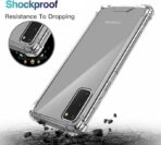 ⁦جراب حماية غوريلا شفاف لهاتف سامسونج جلاكسي S20  مضاد للصدمات ⁩ - الصورة ⁦4⁩