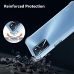 ⁦جراب حماية غوريلا شفاف لموبايل Oppo A16 بزوايا مضادة للصدمات. ⁩ - الصورة ⁦5⁩