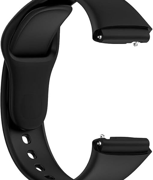 سوار ساعة ريدمي 3 اكتيف من مادة السيليكون عالية الجودة، وهو مُبطن بالضغط ليكون قويًا ومتينًا.