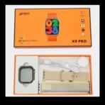 ⁦ساعة X9 Pro سمارت واتش سوبر اموليد 2.02 بوصة هيكل من الألومنيوم 45 ملم سوار سليكون .⁩ - الصورة ⁦3⁩