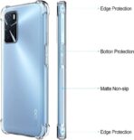 ⁦جراب حماية غوريلا شفاف لموبايل Oppo A16 بزوايا مضادة للصدمات. ⁩ - الصورة ⁦6⁩